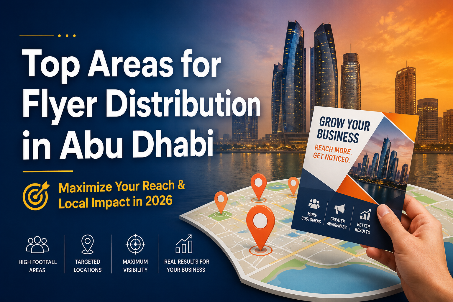 Top Areas for Flyer Distribution in Abu Dhabi 2026